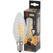 Filament era “twisted candle”, 5 W, E14, 515 lm, 2700k, glow warm white