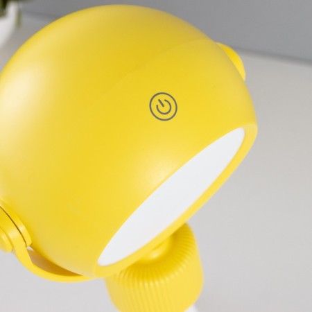 Octopus table lamp LED 2W USB AKB yellow 6x6x20.5 cm Risalux-9