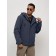 Sports male jacket, size 54, dark blue color