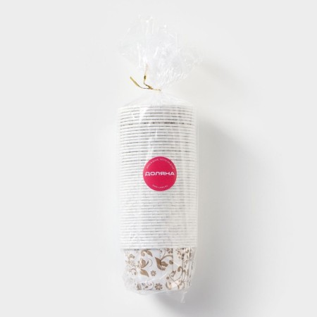 Baking uniform round the “monogram white”, d = 6.5 cm, white color-3