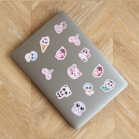 A set of paper stickers "Characters", 10 pcs-4