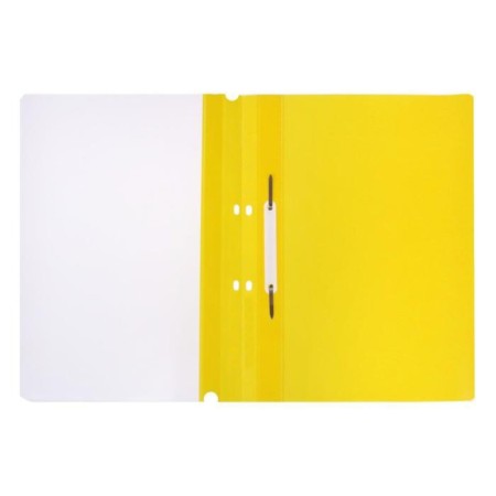 Calligrata, A4, 180 microns, yellow, transparent top, with perforation-1