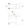 Marbage "Mah 202" 106.5 x 52 x 79.7 cm, 2 mm, wheels, lateral shelf