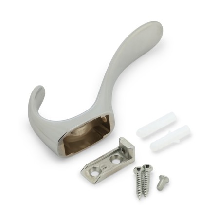 Furniture hook Cappio Note, two -rod, chromium color-5
