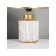 Table lamp "Marble" 1x40W E27 white/gold 22.5x22.5x35cm