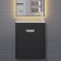Tumbling under the Uperwood Modul sink, 50 cm, suspended, matte, black