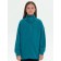 Fleet jacket for girls Pelican, height 158 ​​cm, emerald color