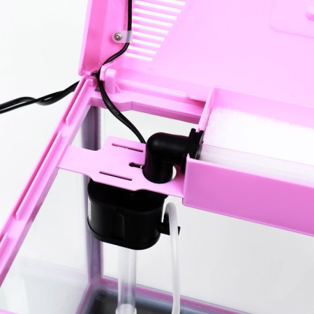 The Seastar HX-320F Aquarium includes: LED lamp, filter, 18 l, pink-7