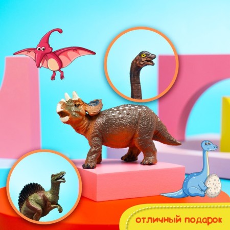 Dynosauri set "Jurassic period", 6 figures-6
