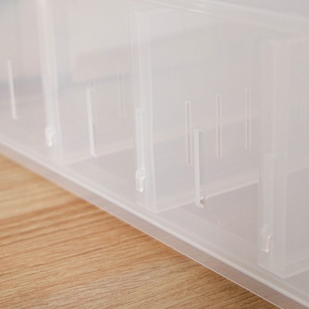 Storage container without a cover of Rolly, 11.5 l, 24.2 × 45 × 12.9 cm, transparent-3