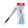 Chancellery knife "Scalpel", a completely metal case with a rubber capture and a protective cap, two spare blades, a blister