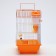 Rodent cell with filling RT-3, 30 x 23 x 39 cm, orange