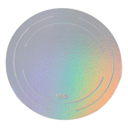 The substrate is reinforced, 28 cm, silver-pearl, 3.2 mm-2