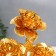 Climber Metal, glass for 1 candle "Golden Flowers" D-5 cm 9.5x13x19 cm