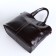 Luggage bag with a zipper, 3 external pockets, a long belt, a dark brown color