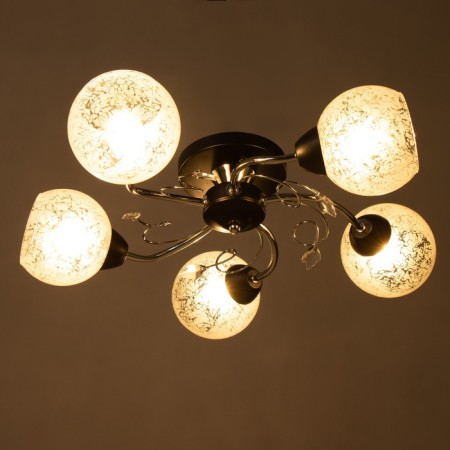 Avtal chandelier 5he27 40W black-chromium 53x53x23 cm Bayerlux-2