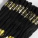 Muline threads, cotton, 8 ± 1 m, black color No. 7214