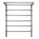 Terminus heated towel rail "Regiment" P6, 500x650 mm, chrome