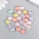 Plastic beads "Ball ribbed - inner range of assorted" set of 20 g 1.2x1.1 cm