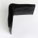 Male purse for magnet, clip for bills, separation for SIM cards, black color