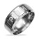 A ring with an engraving “sinful”, metal, d = 1.7 cm