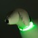 Collar with backlight, charging from USB, size L, Osh 41-52 cm, 3 modes, green