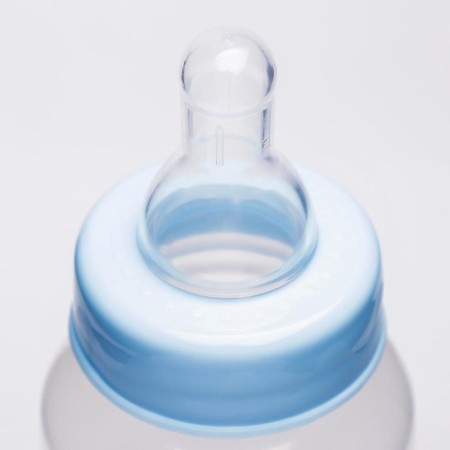 A bottle for feeding, a classic throat, 150 ml., From 0 months., Blue color-4