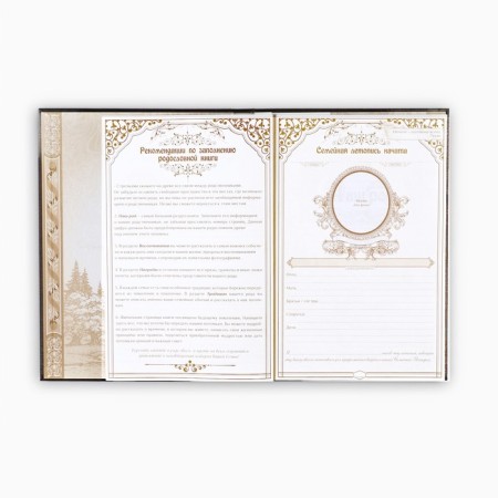The genealogy book "Our Family", 50 sheets, 22 x 31 cm-4