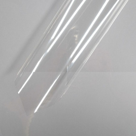 Transparent film in sheets, 70x68 cm 50 microns