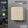 Luazon Lighting "League" switch, 10 A, 2 keys, invoices, beige