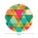 The tablecloth “pattern with triangles”, round, sata, d = 150 cm