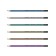 Chernographic pencil with Erichkrause "Metallic", HB, Grifel D = 2.2 mm, wood, three