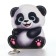 Children's wallet "Puffy panda", 8*11 cm