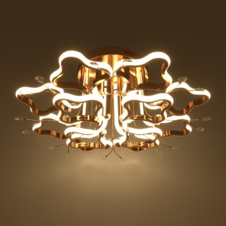 Chandelier 1685/12 LED 192W 3000-6000k gold 75x75x26 cm Bayerlux-2