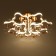 Chandelier 1685/12 LED 192W 3000-6000k gold 75x75x26 cm Bayerlux