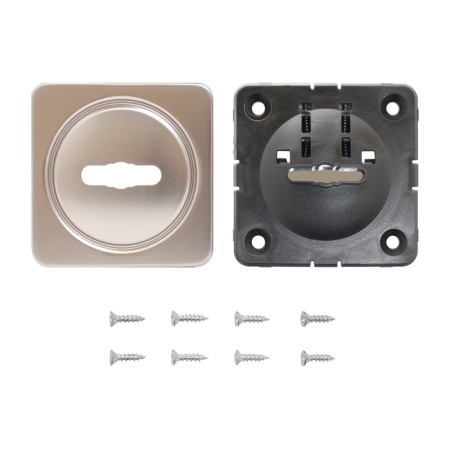 Decorative lining Bulat VAT 05.08 Atlas, for a levald mechanism, matte nickel-1