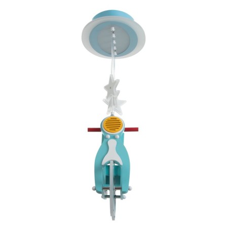 Motocycle chandelier LED 54W 4000k Blue 57x23x68 cm Bayerlux-6