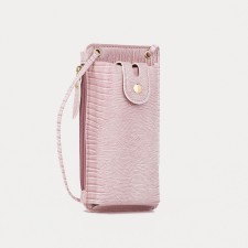 Baby bag on magnet, long belt, pink color