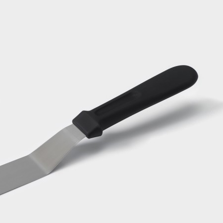 A blade-tank with a plastic handle, curved, 40 cm, working part 30 cm, black color-4