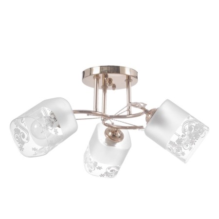 Ceiling chandelier "Natalie" 3x40W E27 Color: Gold