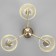 Avtal chandelier 3XE14 40W bronze 58x58x80 cm Bayerlux