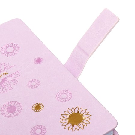 The Delo is a non -stated, A5, 140l, cage, regional kozhzam, with a strap, flowers, lilac-5