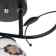 Chandelier "Arya" 3he27 40W black 58x26 cm