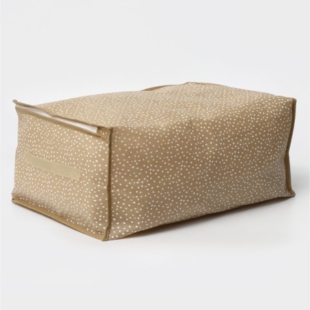 COVFR for storing things “POINTS” with PVC, 45 × 30 × 20 cm, beige color-3