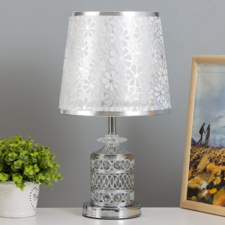 HELP LAMP "Brill" 1x60W E27 chrome below backlight 23x23x42 cm Risalux