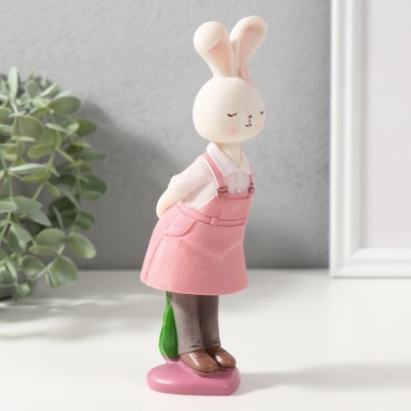 Souvenir Polystone "Bunny - Kiss" set 2 pcs 18x5x5.3 cm-2