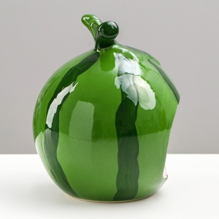 House for rodents "watermelon" ceramic, 10 x 13 x 9.5 cm-2