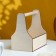 Kashpo wooden 20 × 12.5 × 20 cm stella mono, with a handle, naturally give beautifully