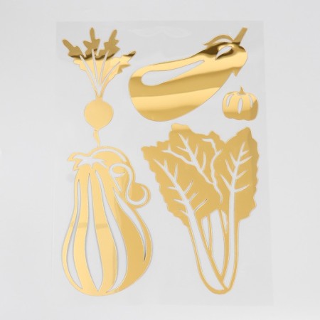 Interior mirror sticker "Fruits and berries" MIX 31.5x41 cm-4