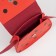 Baby bag on a magnet, red color